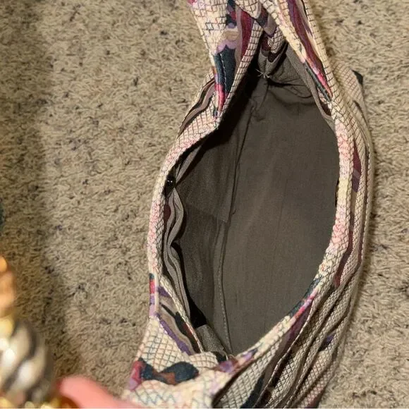 Paisley Print My Destiny Purse Handmade, One of a Kind, Glass Beaded Handle - Picture 5 of 12